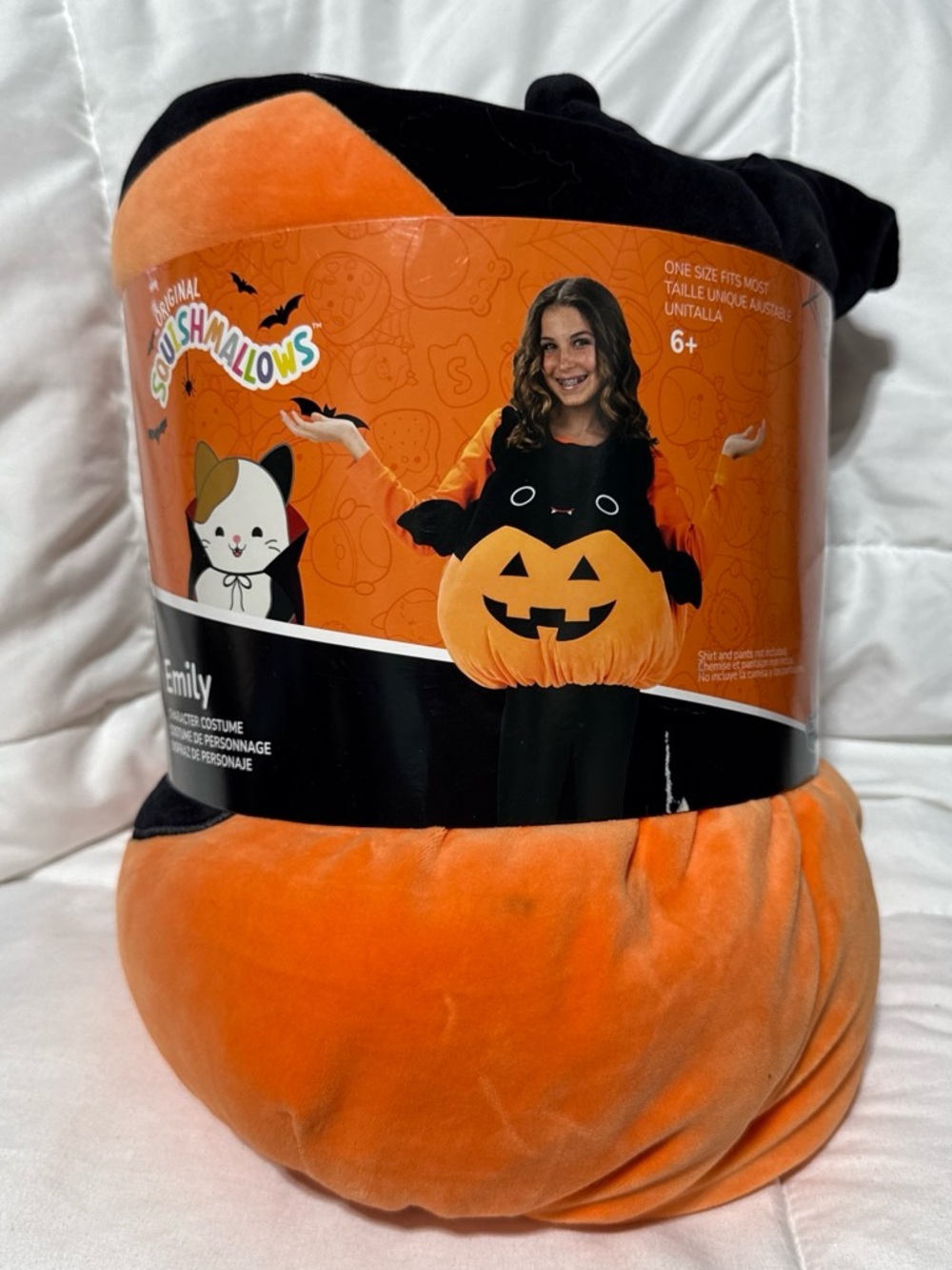 NWT Squishmallows Emily the Bat Halloween Costume Kids Size OSG POPULAR
